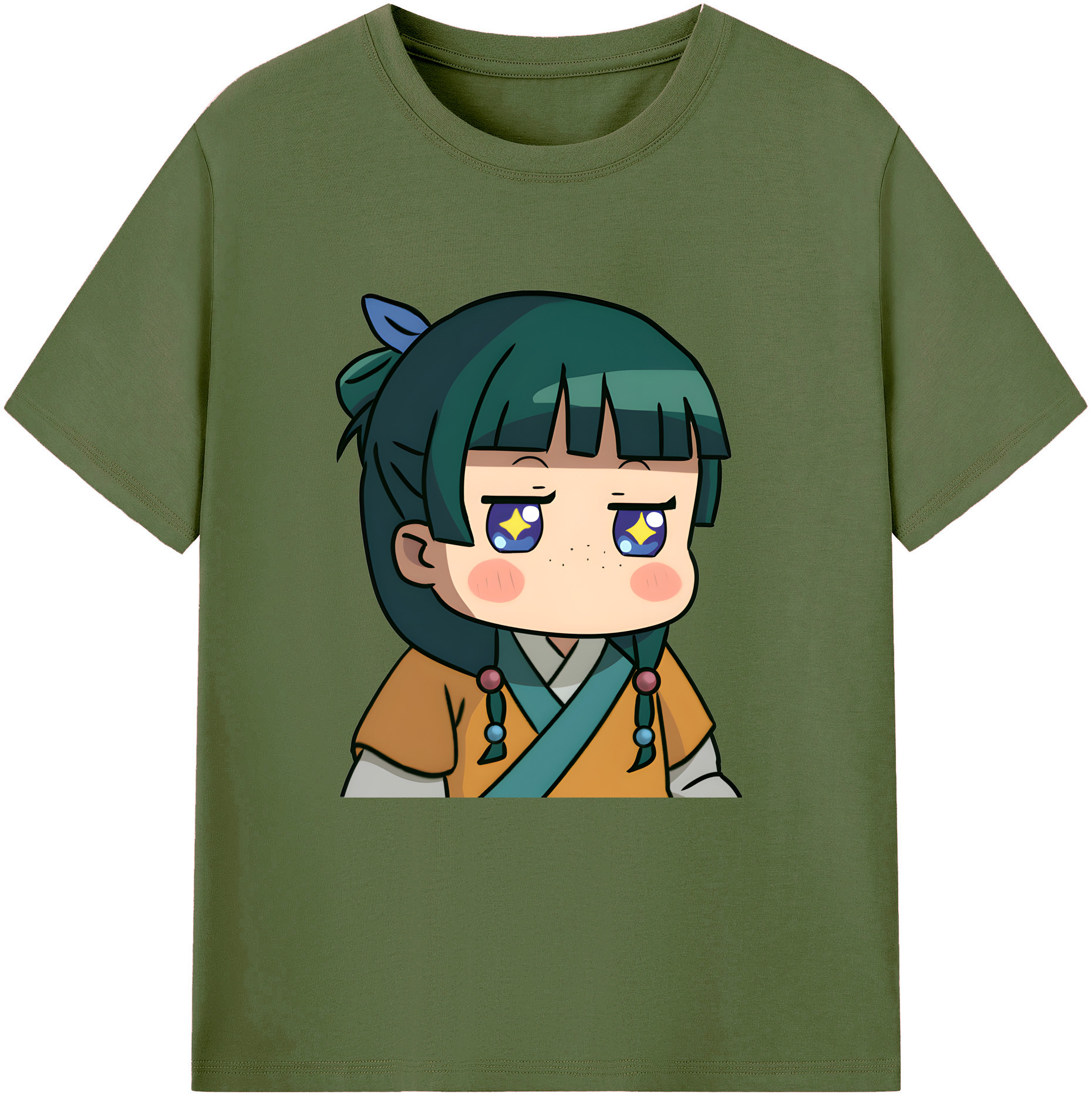 （画像用） 薬屋のひとりごと The Apothecary Diaries 綿100％半袖Tシャツ（フロントプリント）